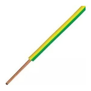 MCU (H07V-U) 1x1,5 mm2 zöld/sárga tömör réz PVC szigetelésű 450/750V vezeték
