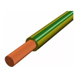 MKH (H07V-K) 1x10 mm2 zöld/sárga sodrott réz PVC szigetelésű 450/750V vezeték