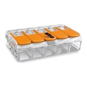 Wago 221-415 vezeték összekötő 5 x 0,2-4 mm2