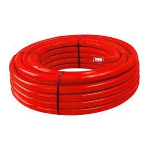 Technik Therm ötrétegű cső 26*3 PE-X, szigetelt piros