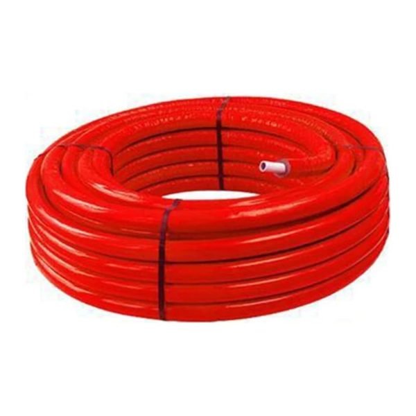 Technik Therm ötrétegű cső 26*3 PE-X, szigetelt piros